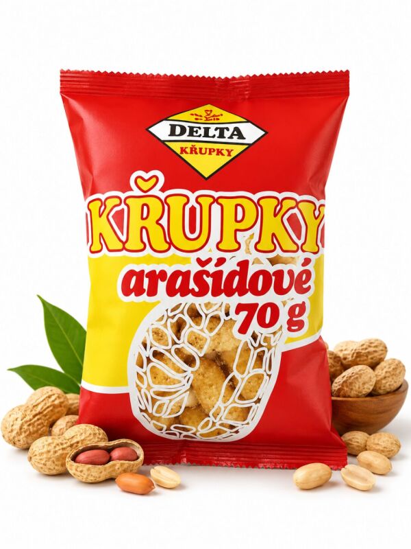 Delta křupky arašídové 70g
